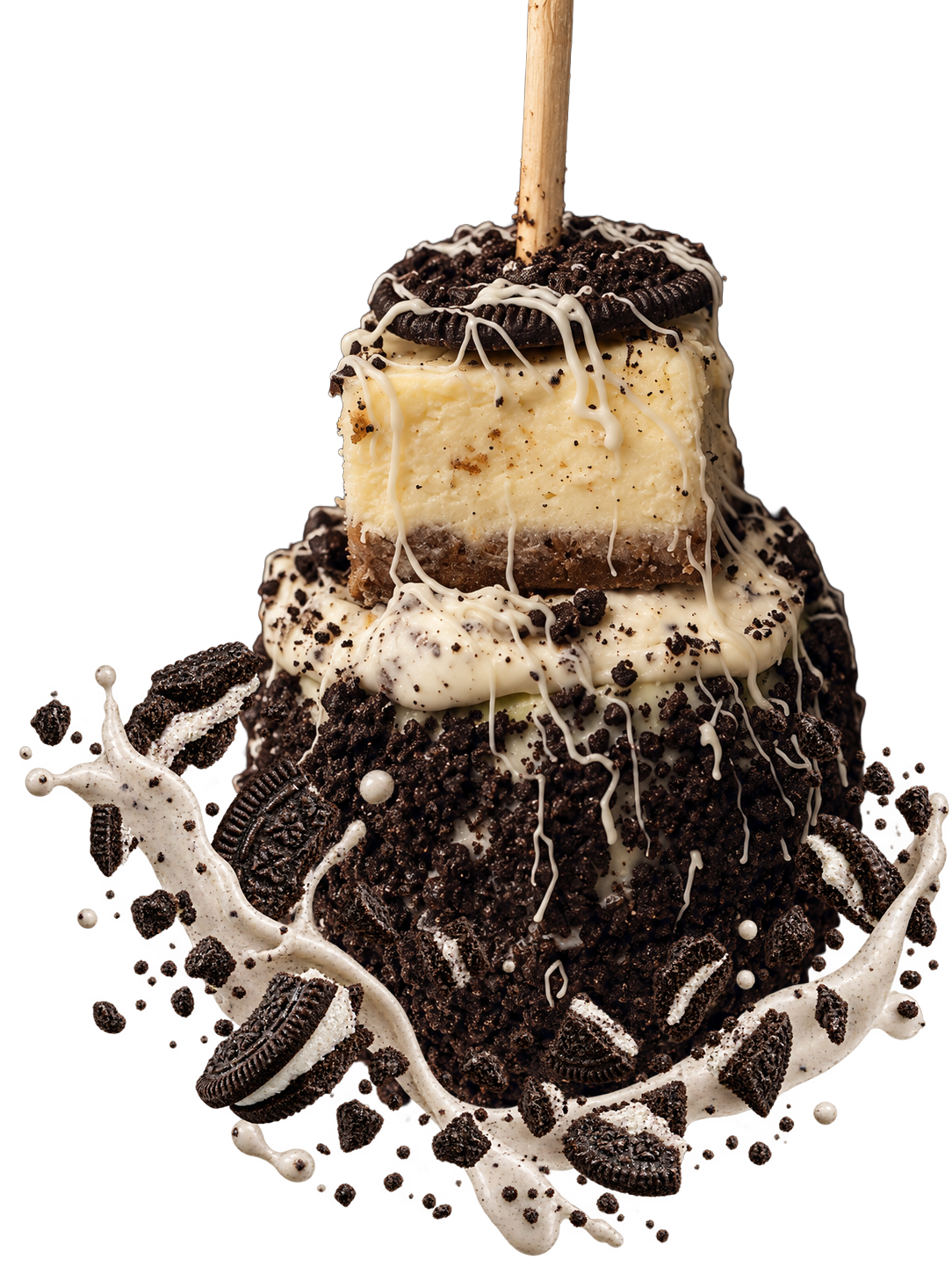 Cookies and Cream Loaded Cheesecake Apple